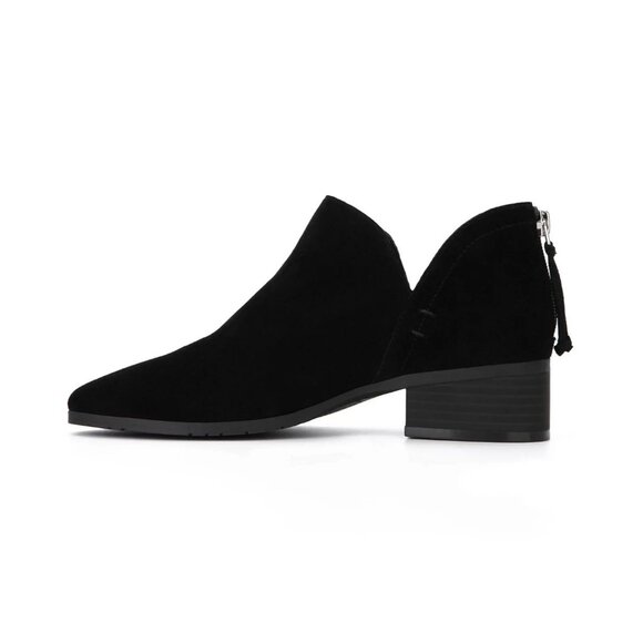 Kenneth Cole Reaction Womens Side Skip Booties Black Suede 10 MSRP $99 - Picture 1 of 5